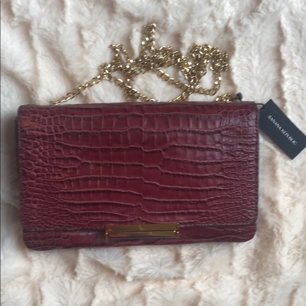 Banana Republic clutch and crossbody bag